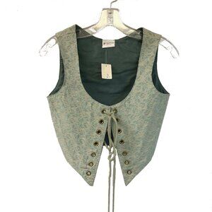 Renaissance Light Pattern Bodice Reversible Boned New Approx Sz 6